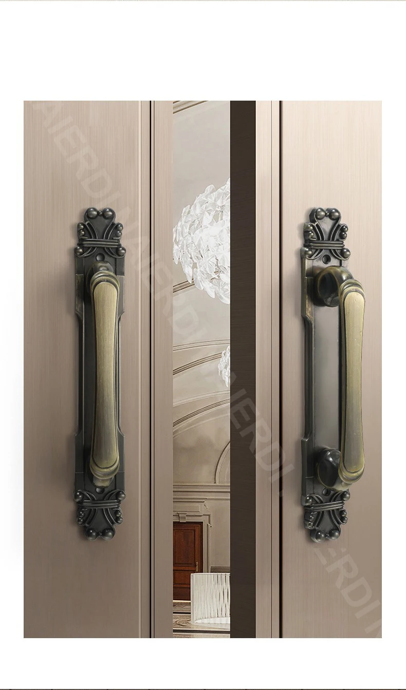 alumínio, Bronze Maçanetas, Porta Deslizante Puxa, Hardware Cabinet Door