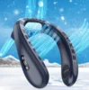 New Neck Air Conditioner Portable Neck Fan Rechargeable Semiconductor Cooling Bladeless Fan Outdoor Personal Fan Wearable Cooler 2