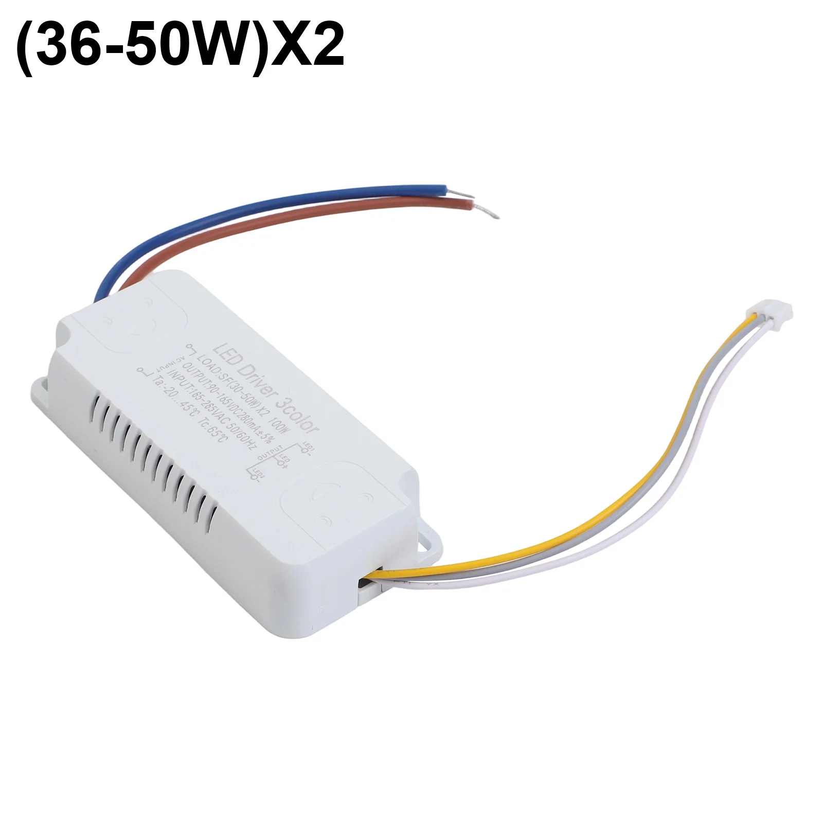LED-Treiber, 3-Farben-Adapter, 8–24 W, 20–40 W, 30–50 W, 40–60 W, 50–70 W, für LED-Beleuchtung, nicht isolierender Transformator-Treiber-Ersatz – Detail 33