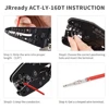 JRready Crimping Tool for Stamped and Formed,For 12#,16#,20#,With Positioner Fixed,Tightly Crimping,Terminal Crimper 6