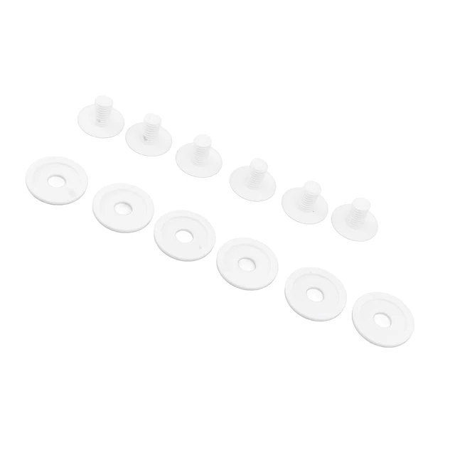 6Db/Beállított Medence Tisztító Kerék Csavar Extra 6Db Alátétekkel C55 Műanyag Cserealkatrészek A Polaris 180 280 -Hoz - Image 5