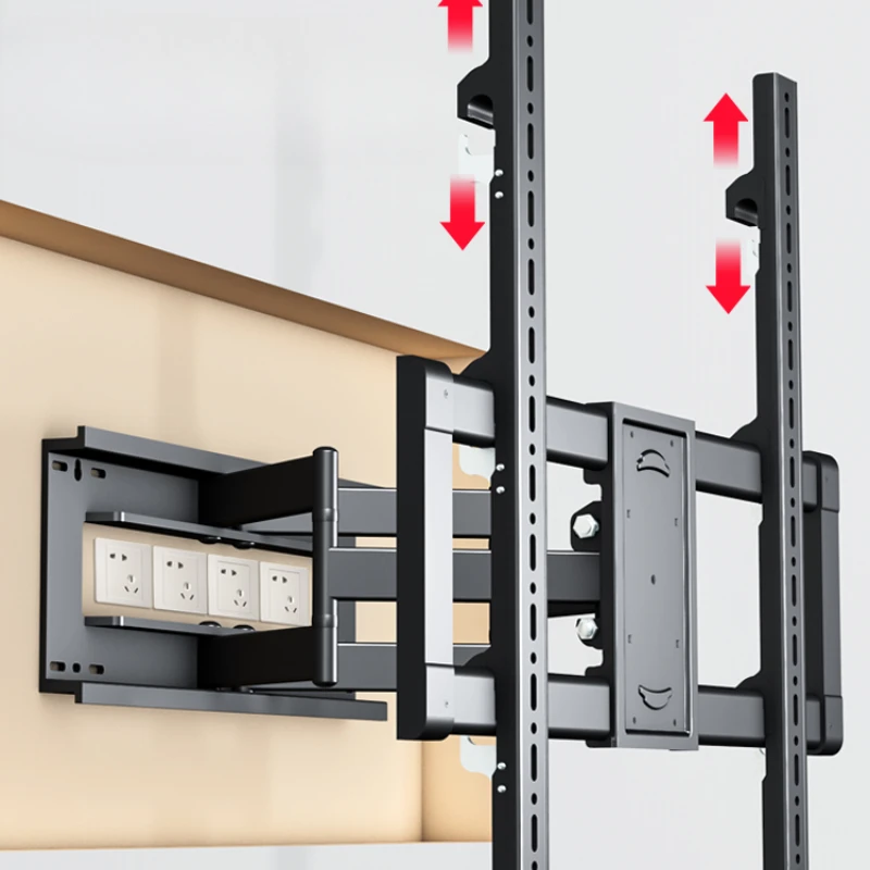 

TV hanger telescopic rotation ultra-thin folding