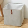 Cube Folding Storage Box With Handle Fabric Storage For Toys Clothes Storage Bins Home Closet Office Nursery Organizer 4
