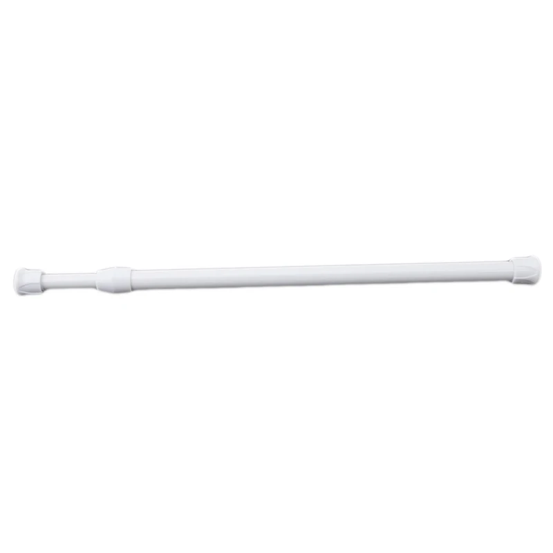 Adjustable Curtain Rod Without Drilling Metal Spring Loaded Bathroom Bar Shower Extendable Telescopic PolesHanging Rods