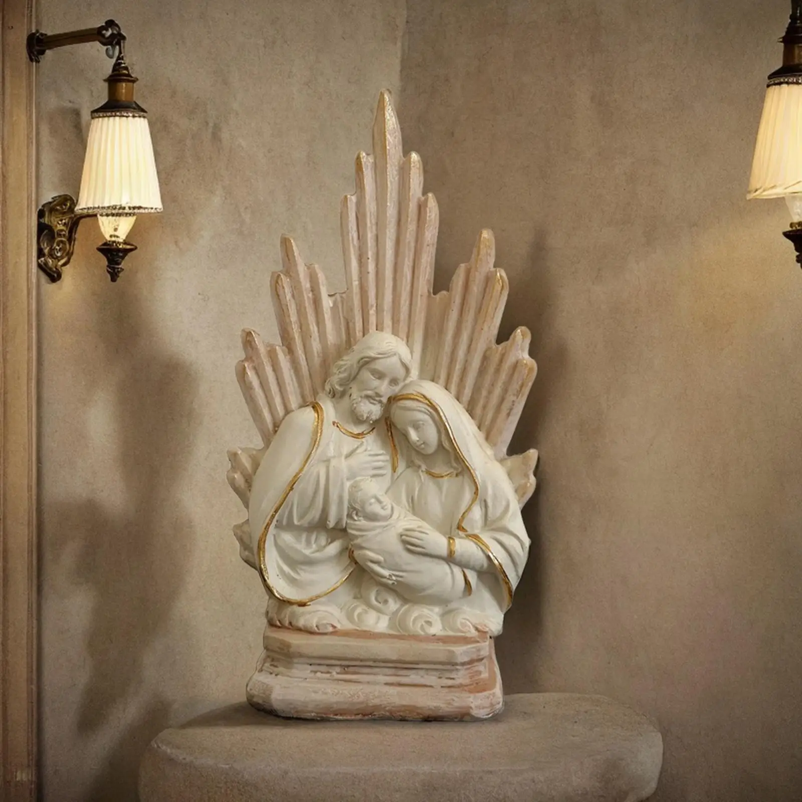 Holy Family Resin Statue 2