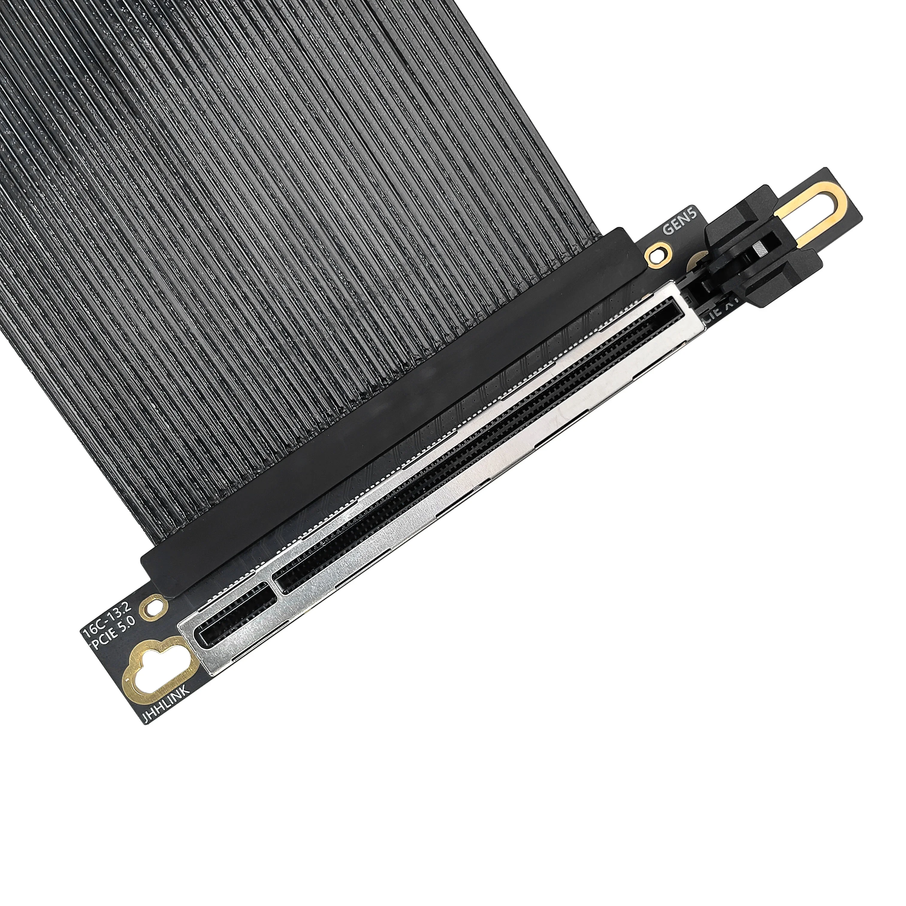 PCIe 5.0 ライザーケーブル GEN 5 x16 20cm 銀メッキPCIe 5.0ライザーケーブル GEN 5 x16 PCI Eライザー延長