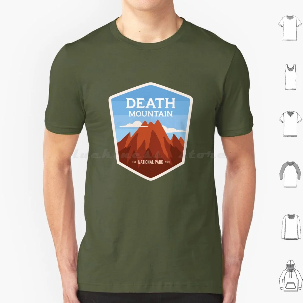 Death Mountain National Park T Shirt Uomo Donna Bambini 6Xl Totk Death Mountain Tears Of The Kingdom Breath Of The Wild Legend Of