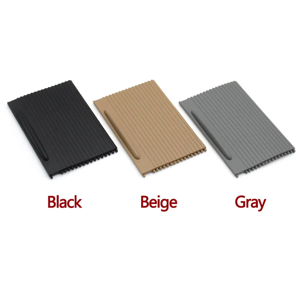 Car Front Center Console Sliding Shutters Drink Cup Holder Roller Blind Cover for Porsche Cayenne 955 2003-2010 car center console cover drink cup holder cover