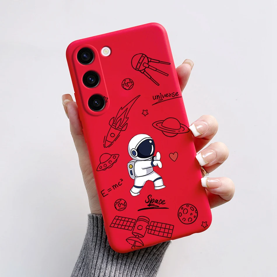 Astronaut Shockproof TPU Bumper Soft Silicone Phone Case Cover