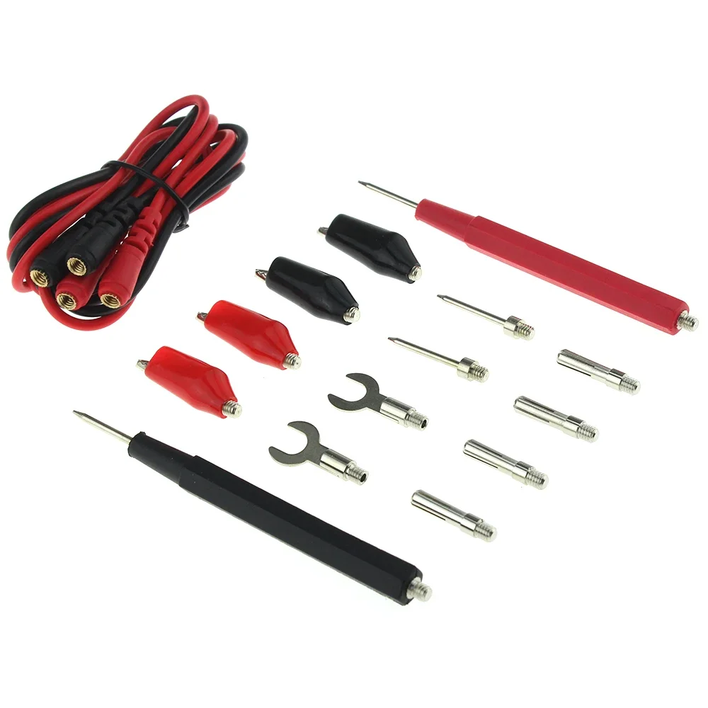 Multifunzione 16 In 1 Ago Punta Digitale Multimetro Sonde Di Prova Di Piombo Cavo Alligator Clip Multimetro Sonda Elettronica Per Fluke