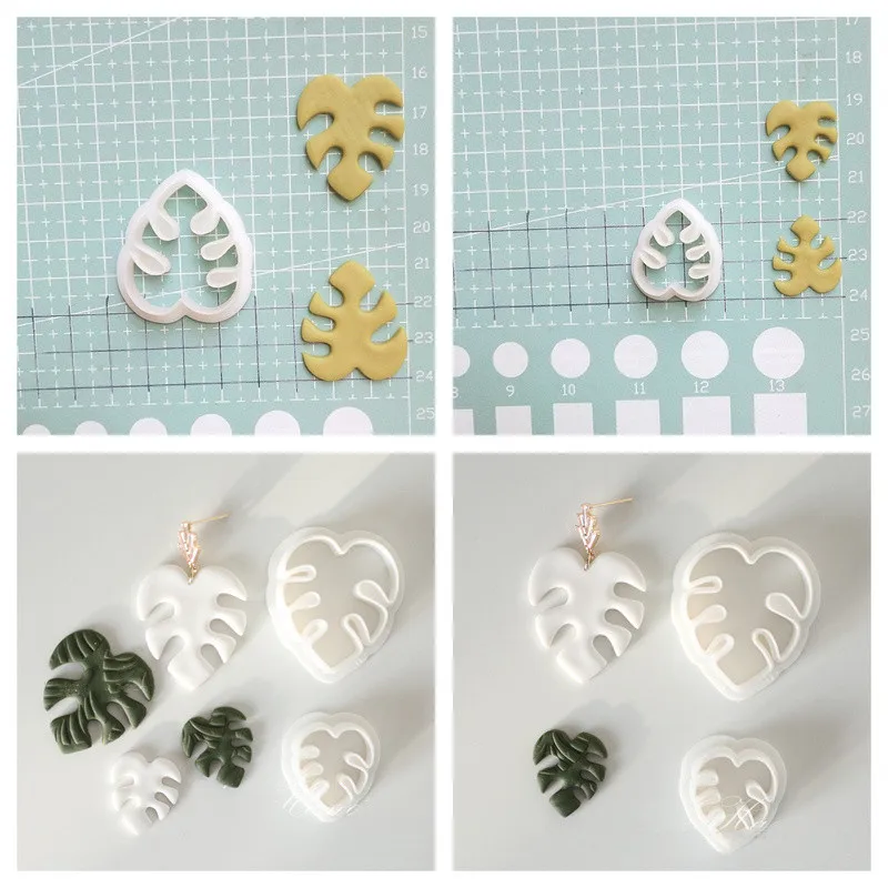 Pottery Polymer Clay Cutter DIY INS French Earrings Geometric shape Cutting Die for Stone Sculpture Jewelry Pendant Making polymer clay tools pottery tools clay sculpting tools pottery sculpting tools clay craft tool