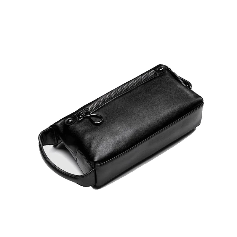 2024 New Fashion Men Large Clutch Cow Genuine Real Leather Boy Handbags Luxury Brand Business Clutches Male Wallets Cash Purses 3