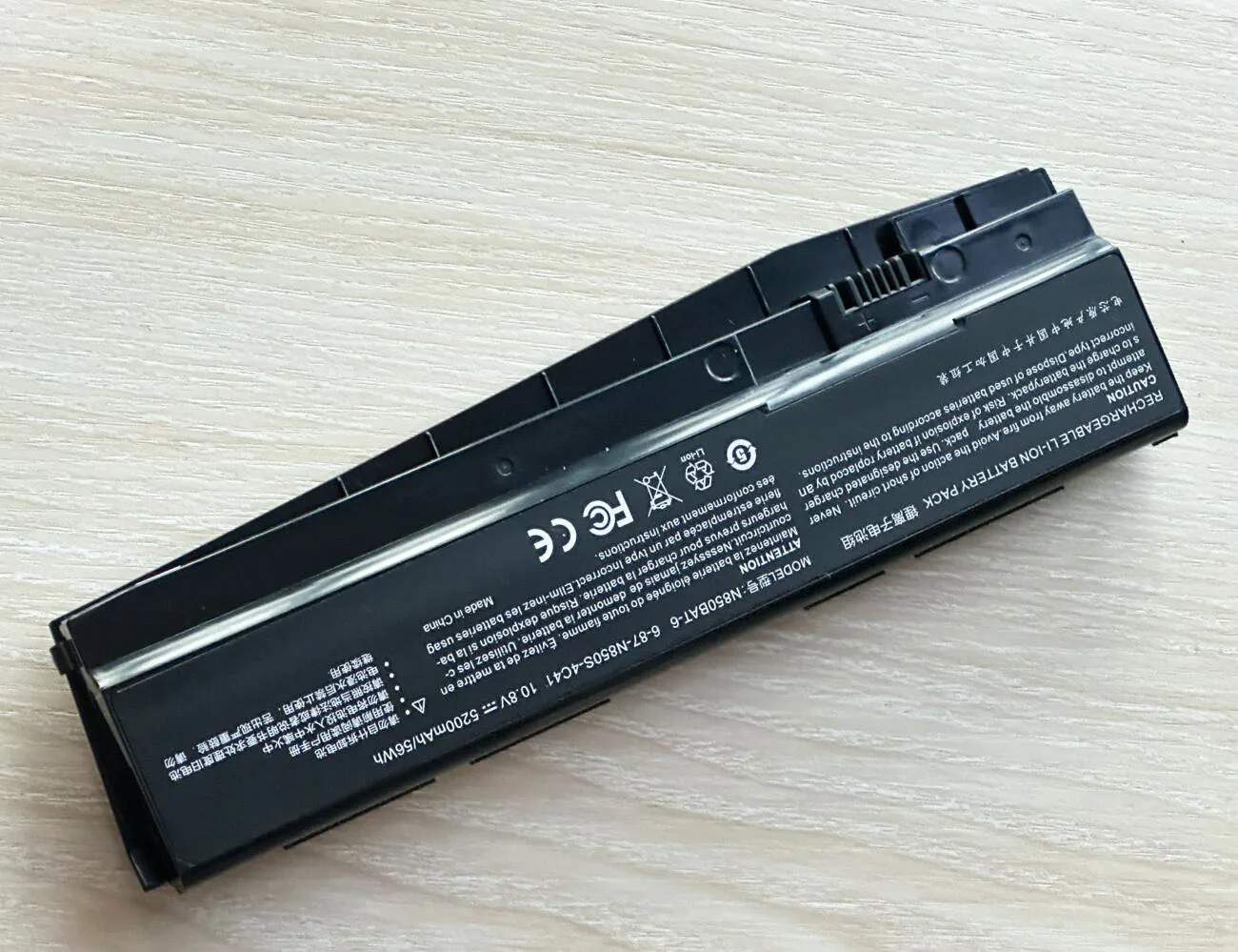 Bateria do Portátil 47wh 62wh N850bat6 687-n850s-6u71 para Toshiba N850 N870 N855 N857 N871 N875ep6 Sager Np7850 Np7870 - Imagem 5