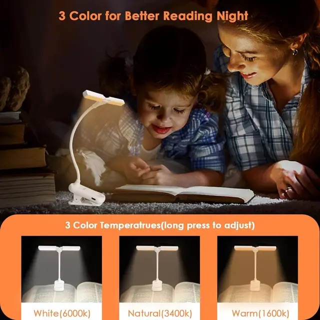 Lightweight Rechargeable Book Lights Glocusent Rechargeable