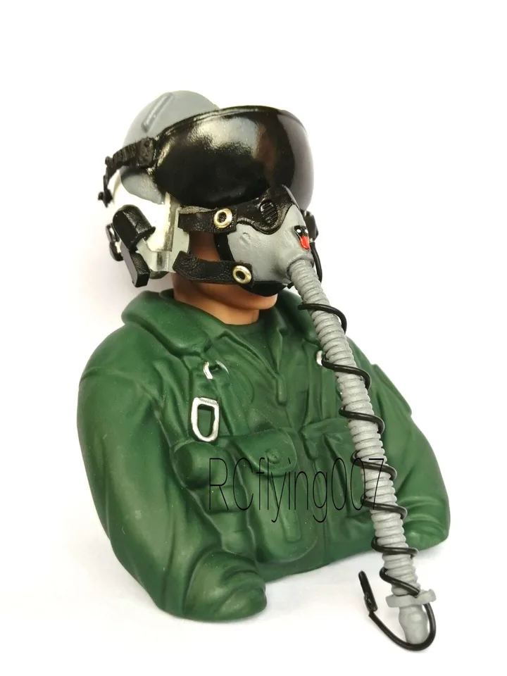 1/6 ジェットパイロットとヘルメット 1/6 スケール RC 飛行機