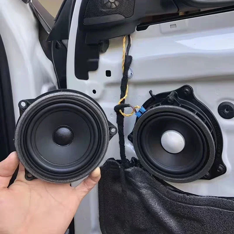 4.5 inch Door Midrange Speaker For BMW F10 F11 F20 F30 F32 F34 F48 G20 G30 E90 1 3 5 7 X1 X2 Series Professional Speaker Horn