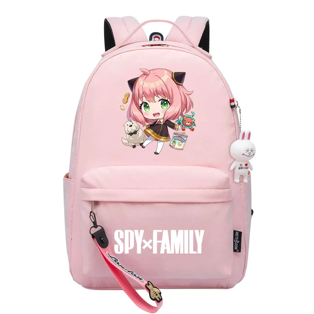 

New Animal SPY x Family Anya Forger Boys Girls Kids School Book Bags Women Bagpack Teenagers Canvas Laptop Travel Backpack