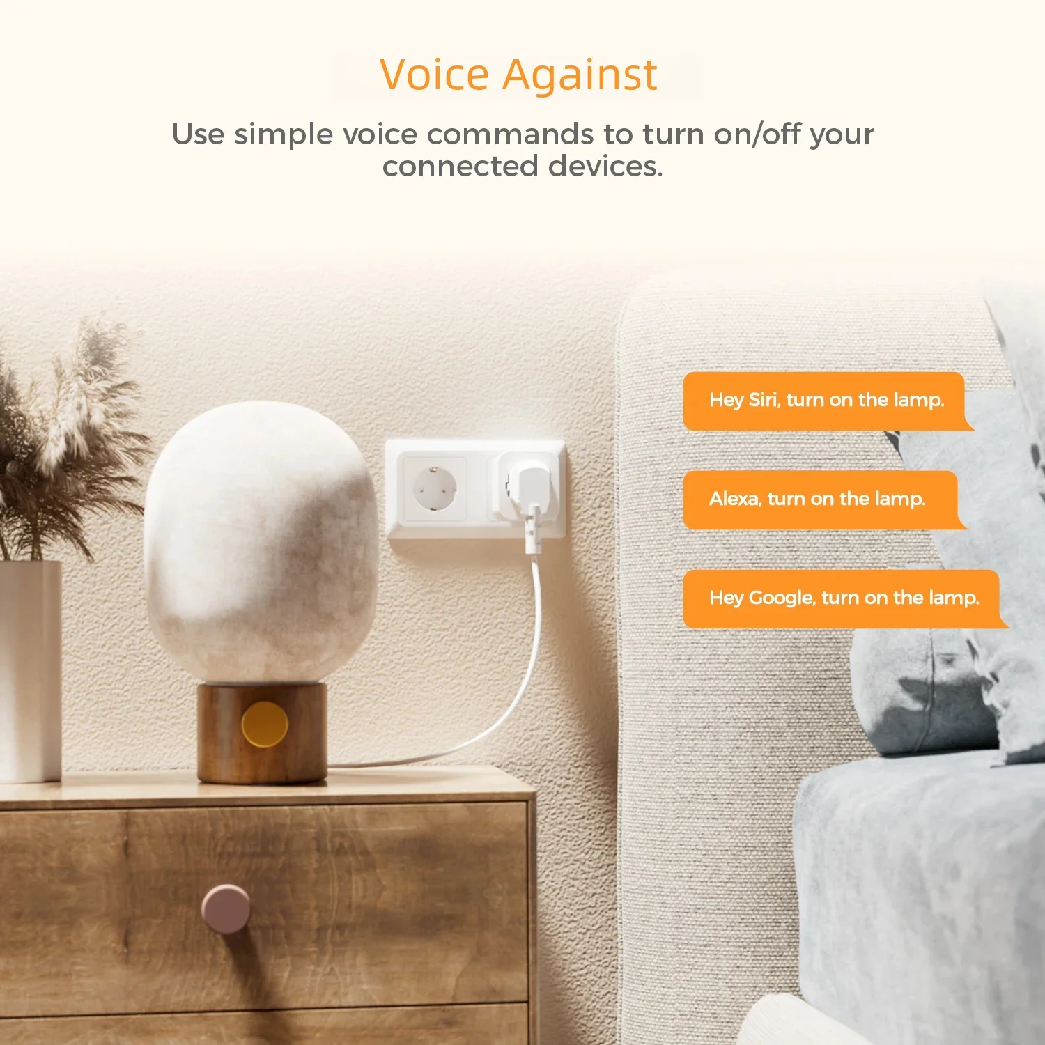Refoss 16A HomeKit Smart EU Plug, WiFi Socket, Power Monitoring, Voice Control, Support Alexa, Google Assistant