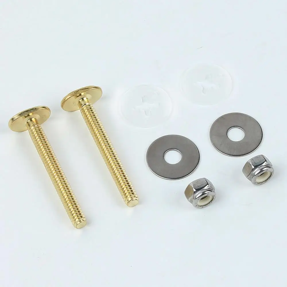 Toilet Fixing S Set Durable Toilet Cover Set Toilet Parts Wear-Resistant S Nut Cover Set Toilet Floor S Caps Set For Home Hotel