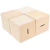 4 Pcs Wooden Piggy Bank Kids Coin Storage Box Money Container Saving Box Change Holder Childrens Piggy Bank Wooden Box For Home 1