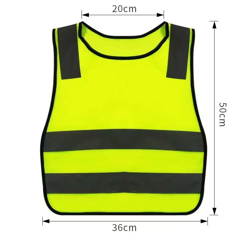 Reflective Safety Vest Children Safety Visibility Vest Kids Running Walking Clothing