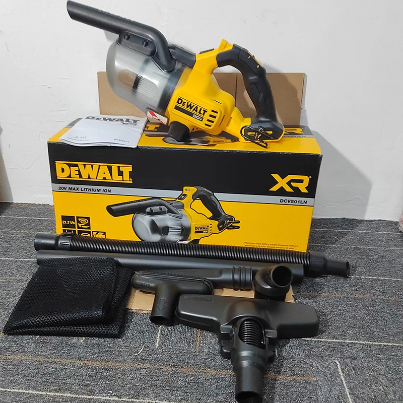 DEWALT HEPA 드라이 핸드 진공 산업용 진공 청소기, 브러시리스 차량 장착 바닥 청소기, 가정용 DCV501LN, 20V