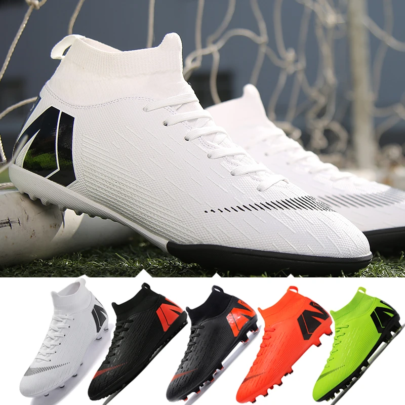 Zapatos de fútbol para niños, botas de fútbol profesionales, botas con tachuelas de la sociedad, zapatillas tobilleras de fútbol para novedad de | AliExpress