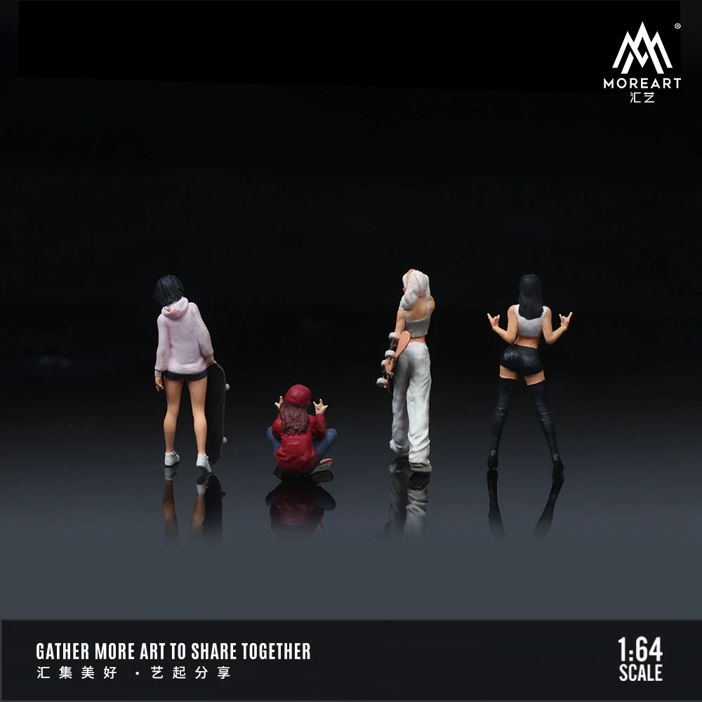 More Art 1:64 Street Fashion Play Action Figure Doll Set For Display & Collection & Gift 