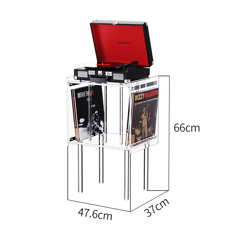 Shelf Cd Organizer Rack Display Storage Capacity Disc Radio Portable Tray Holder Large CD Rack Music Estante Retro Furnitures