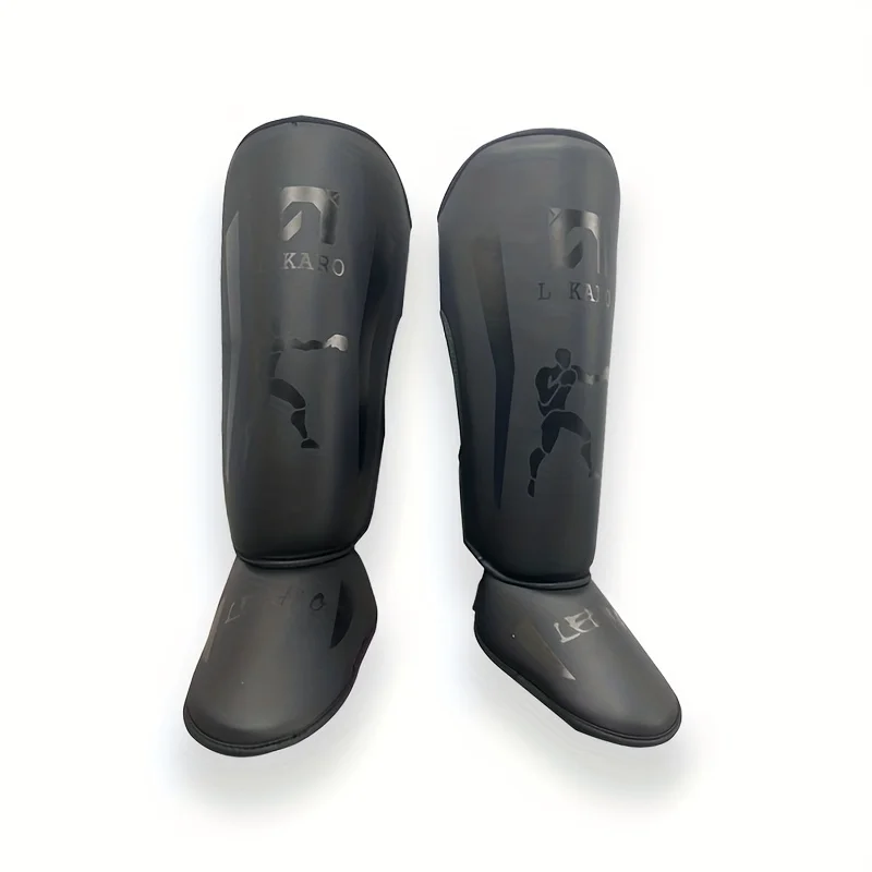 Lekaro adult fighting shin guards fighting shin guards for competitions PU Muay Thai Sanda leg protection sleeves shin guard pads soccer shin guards kickboxing leg guards kickboxing shin guards