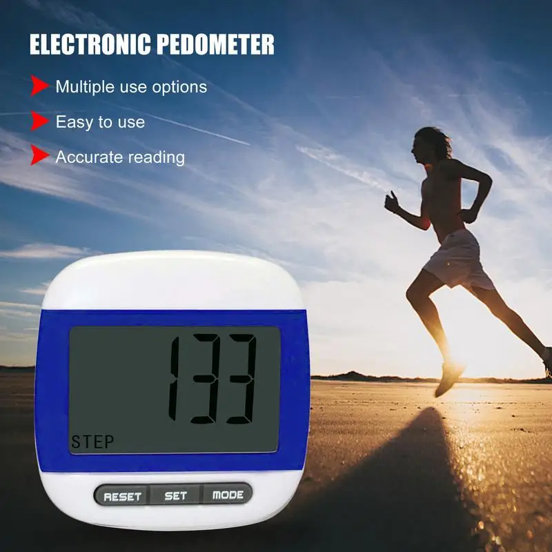 Movement Waterproof Counter Equipments Pedometer Multi-functional Fitness Calories Counting Display Step Walking