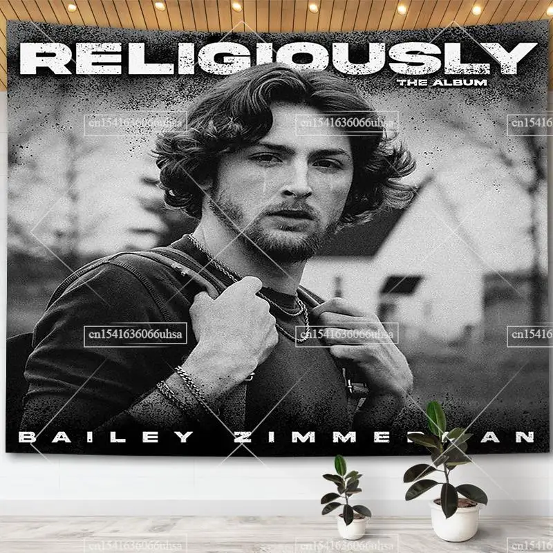 

Религиозный альбом Bailey zмерман, гобелен, музыкальный альбом певицы, постеры для гостиной, спальни, украшение в эстетике