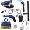 WizKidz Police Toys Set with Police Baton Handcuffs Toy Gun Police Hat for Kids Role Play Dress Up Pretend Play Accessories Gift 1