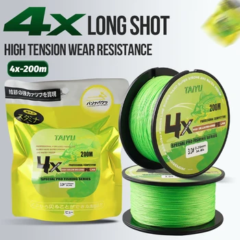 TAIYU 4 Strands 200M PE Braided Fishing Line 1