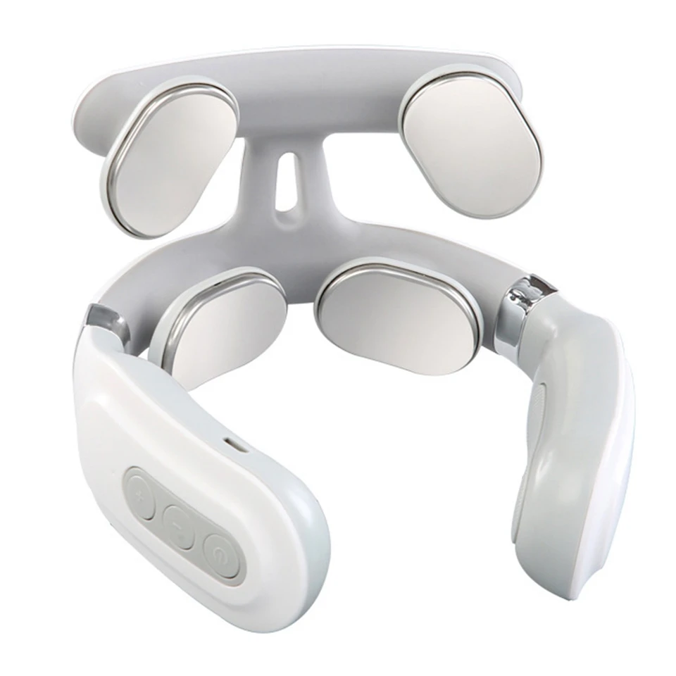 Heated Neck Massage Machine with Vibration and Compression