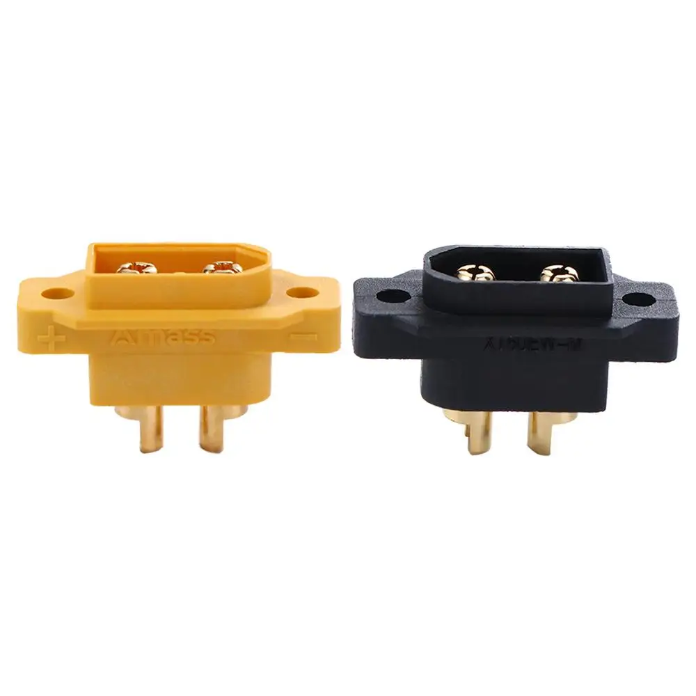 

Mountable Multicopter Fixed Board DIY Spare Part Battery Connection Plug DIY Connecting Parts Connector XT60E Male Plug