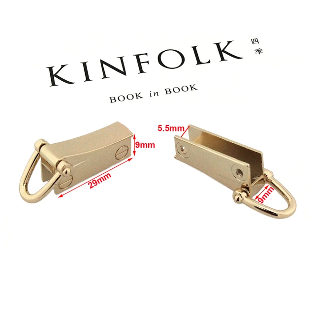 2pcs Metal Bag Side Anchor Gusset Fashion Cute Hanger Clamps Bag Side Edge  Anchor Link Hardware