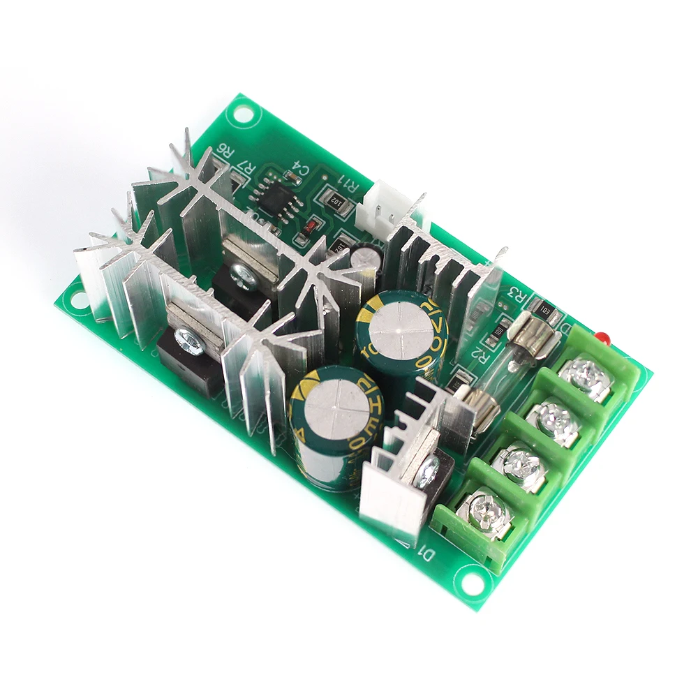 DC10-60V DC motor speed regulator 12V 24V 36V 48V High power drive module PWM Motor speed controller 20A current regulator dc motor speed controller motor speed controller electric motor speed controller
