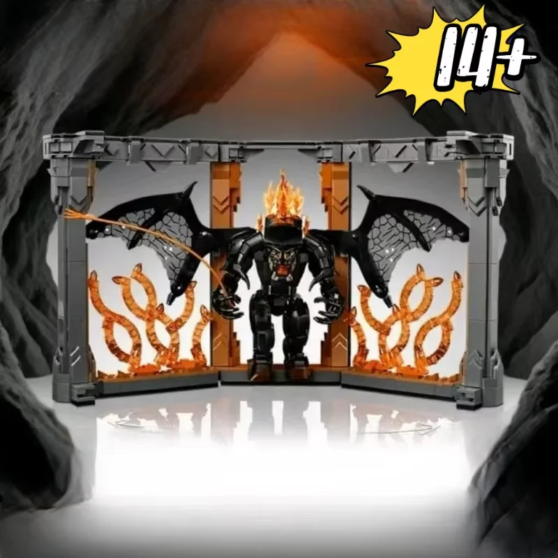1201PCS 레트로 북 코너 장면 빌딩 블록 세트 DIY 조립 장난감 크리스마스 선물 사무실 쇼케이스 장식