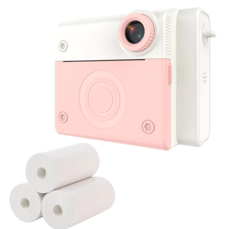 Children Instants Print Camera Kids Video Photography Digital Photo Camera Toy Thermals Printer for Boy Girls Birthday