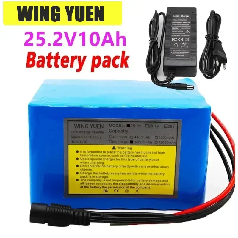 

18650 6S5P Li-ion battery pack 25.2v 10000mAh electric moped/electric/lithium-ion battery pack + 2A charger New store discount