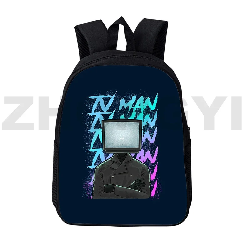 

Трендовый женский рюкзак Skibidi для туалета, дорожная сумка для отдыха, 12/16 дюймов, мультяшный Туалет Skibidi, туалетный рюкзак, сумка для книг