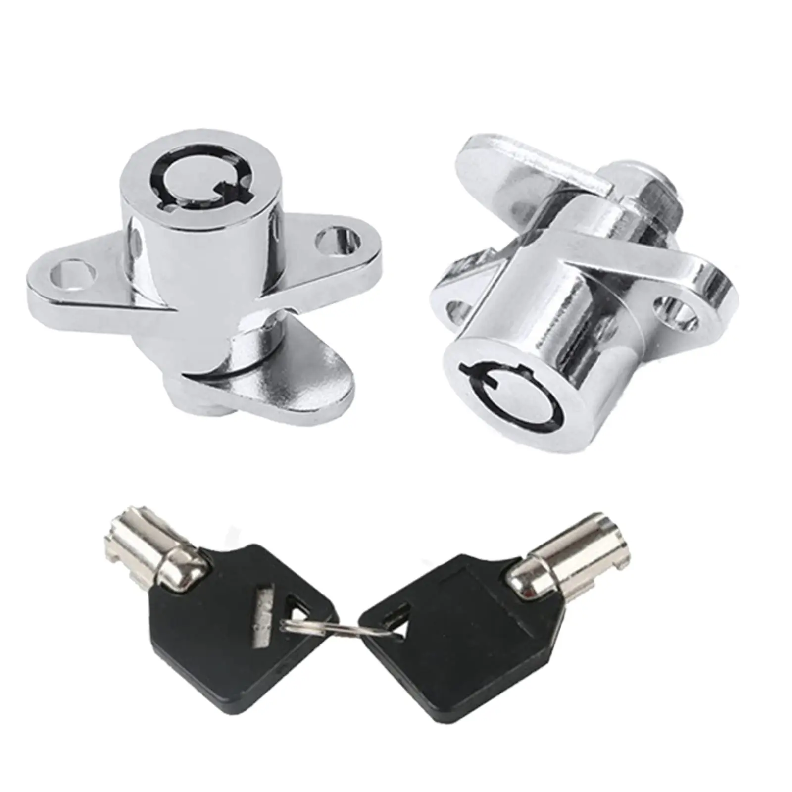 2 Keys Hard Saddlebag Locks Fits for Harley Davidson Touring Electra Street Glide Road King Glide 1993-2013