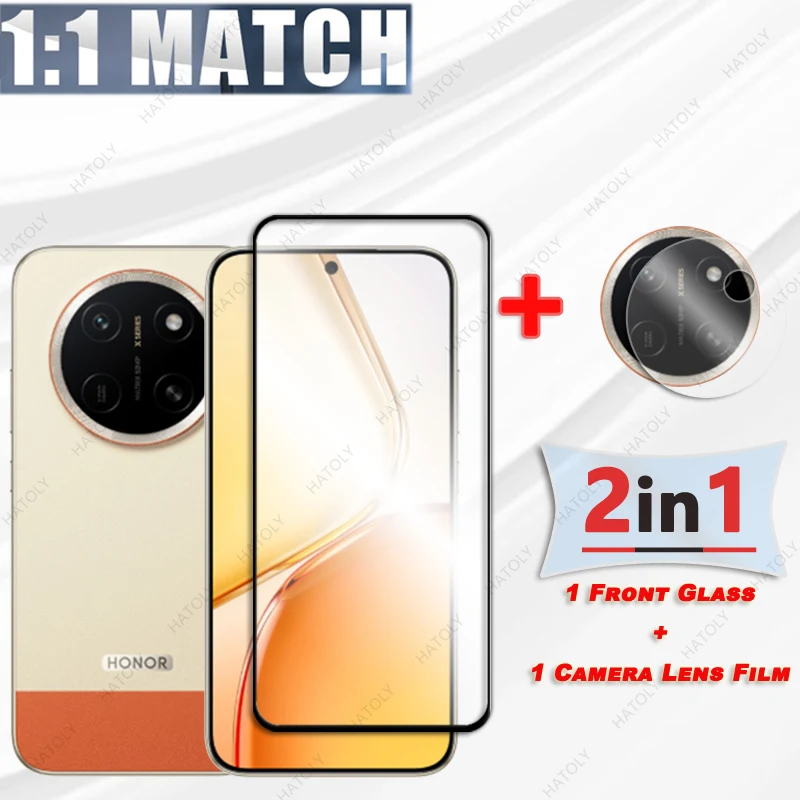Enhanced Glass Screen Protector with Black Edge & Camera Lens Guard