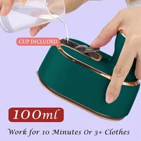 Mini Steam Brush Handheld Garment Steamer, 2-in-1 Wet & Dry Ironing Machine, Foldable, Rotating Electric Steamer for Travel 3