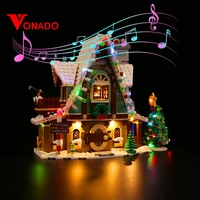 Vonado LED Music Edition Light Kit for 10275 Elf Club House Building Blocks Set (NOT Include the Model)  Christmas Gift 1