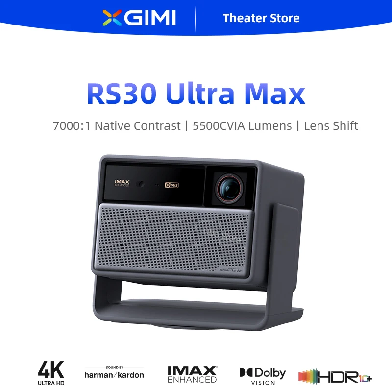 XGIMI RS 30 울트라 맥스 4K 트리플 컬러 레이저 프로젝터 5500CVI..