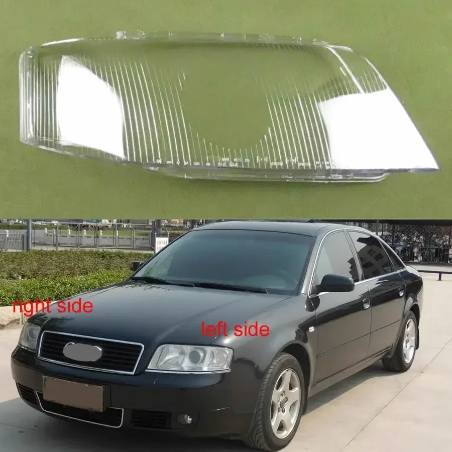 For Audi A6 C5 1999 2000 2001 2002 Headlamp Shell Lens Lamp Shade Headlight Cover Transparent Lampshade Plexiglass headlight cover,headlight lens cover