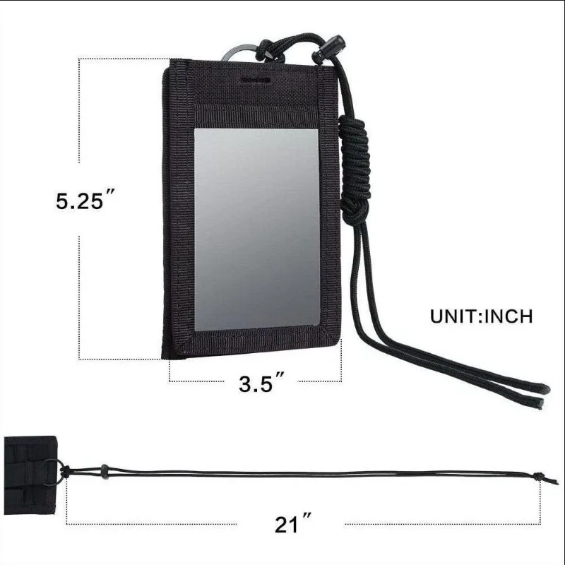 VULKIT Porta Badge Identificativo Con Cordino Per Donna E Uomo Porta - Foto 7