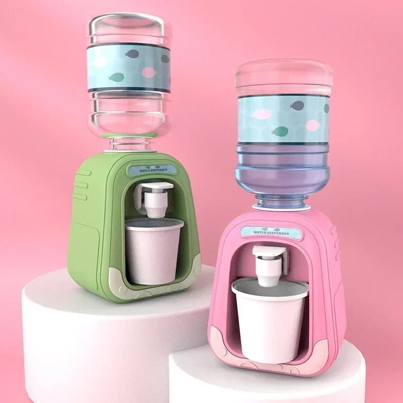 Mini Water Dispenser Baby Toy Drinking Water Cooler Lifelike Cute Children Cosplsy Props Home Decor Ornament Home Accessories 4